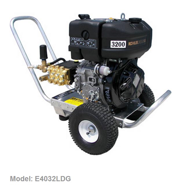 Pressure Pro E4032LDG Kohler Diesel Engine Direct Drive 4gpm 3200psi Cold Pressure Washer